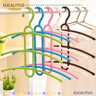 EUTUS Clothes Rack Plastic Hanger Hook 3 Layer Space Saver