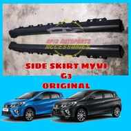 (ORIGINAL) PERODUA MYVI G3 2018 - 2023 SIDE SKIRT (COLOUR) SIDE SKIRTING MYVI 2018 - 2023