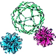 4E's Novelty 3 Pack Expandable Breathing Ball Sphere Toy - Expanding Stress Relief Breathing Ball To