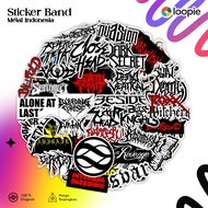 Band Stickers | Metal Band Sticker | Waterproof Vinyl Sticker | Pattern Cutting Sticker