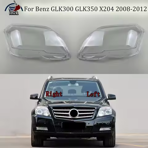 Headlamp Cover Headlight Shell Lens Plexiglass Lampshade For Benz GLK GLK300 GLK350 X204 2008 2009 2