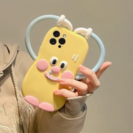 ugly phone case ugly casing iphone Suitable for Apple 16e Phone Case iPhone15promax Funny 14 Yellow 
