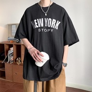 2026 New Style Short-Sleeved T-Shirt Men Summer Korean Version Trendy Simple Half-Sleeved Top Hong K