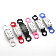 Dog ID Tag Cat Name Tag Personalized Stainless Steel Cat Tag Cat Collar Dog Tag Pet Collar Name ID T