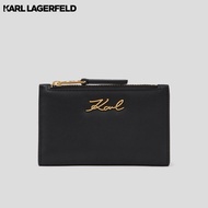 KARL LAGERFELD - K/SIGNATURE SLIM BIFOLD WALLET