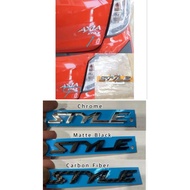 PERODUA AXIA STYLE REAR BONNET EMBLEM LOGO AXIA STYLE