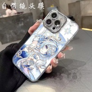 Genshin Impact/Odette/Genshin Odette Feather Gauze Phone Case for iPhone/tjjy