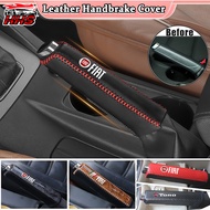 Fiat Universal Car Auto Handbrake Cover Protector Pu Leather Anti-Skid Cover Protective Handbrake Co
