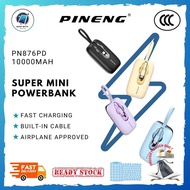 [CCC Certified] Pineng PN 876 PD (10000mAh) Mini Powerbank 22.5W Fast Charge - 1 YEAR WARRANTY