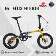 Pacific Size 16 FLUX MINION Folding Bike (10 Speed/Hydraulic Disc Brake) Folding Bike