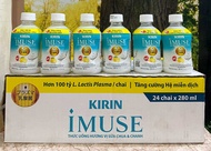 1 Thùng Nước Uống IMuse Vị Sữa Chua và Chanh Kirin :24 Chai*280ml