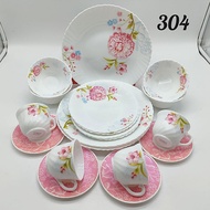 20PCS  DINNER SET / OPAL GLASSWARE