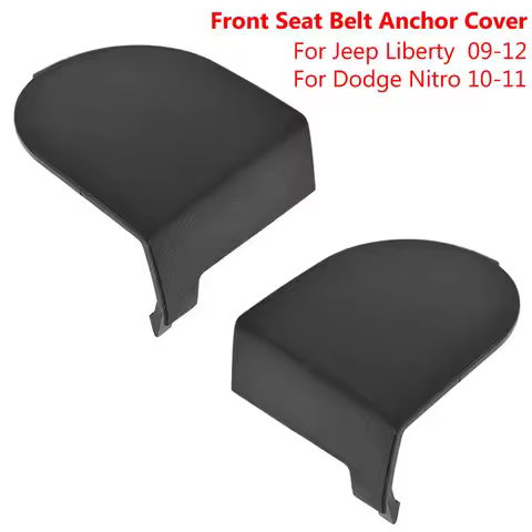 Car Seat Belt Anchor Cover Trim ABS Accessories 1DX40XDVAB 1DX41XDVAB For Jeep Liberty 2009-2012 For