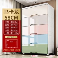 全城熱賣 - 抽屜式收納櫃子 漸變色收納櫃 家用塑膠衣櫃 組裝櫃