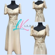 Modern Filipiniana Dress Pang Ninang