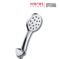 Karat Faucet 3D Hand Shower Size Ø 11.7 Cm. With 304 Stainless Steel Hose Model KS-13-211-50
