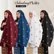 SONGKET TRADISI MODEN | SONGKET SELENDANG PLAIN | VEIL | SONGKET BUNGA TABUR | TUDUNG |MUSLIM FASION