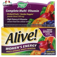 Nature's Way, Alive! Women's Energy, Multivitamin-Multimineral, 50 Tablets