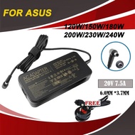 20V 7.5A 150W 6.0*3.7mm AC Laptop Charger Adapter For Asus TUF Gaming A15 FX505 FX505D FX505DU FX505DT FX506lu VX60G ADP-150CH B