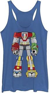 Voltron: Defender of The Universe Insert Head Women's Racerback Tank Top