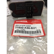 6 PIN HONDA RS150 V1 V2 RSX 150 RECTIFIER REGULATOR KATAP KATAB CUT OUT BATERI REC CHARGING BATTERY 