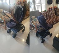 Nuna Triv Ebony Special Edition Stroller Bayi Permium Preloved Mulus like new