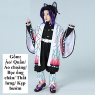 (Children) Anime Demon Slayer Cosplay Shinobu Kimetsu No Yaiba Demon Slayer Cosplay