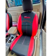 navara np 300 หุ้มเบาะรถยนต์ ชุดหุ้มเบาะ หุ้มเบาะ นาวาร่า ปี 2014-2019 สีดำแดง จำนวน 1 คู่