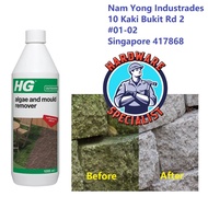 HG Moss Algae and Mould Remover 1Litre (Use On Patio, Wall, Roof, Pathway)