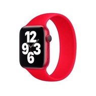 COTEETCI LIQUID SILICONE WATCHBAND SIZE S (สาย APPLE WATCH 9 / 8 / 7 / 6 / 5 / 4 / 3 / 2 / 1 / SE 1 / SE 2 / ULTRA 1 / ULTRA 2 ขนาด 42 / 44 / 45 / 49MM)-RED (แดง)