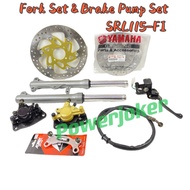 SRL115Fi / Lagenda SRL 115 Fi / SRL115 Fi(1 Set) Fork Set+Master Brake Pump+Caliper+Disc Brek Plate+