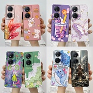 For Honor X7B 4G 5G Phone Case CLK-LX1 CLK-LX2 CLK-LX3 Soft Silicone Sweet Painted Protective Back C