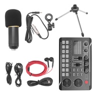 Flash Deal- <br>Microphone Set Accessories Condenser Microphone Set Live Sound Card F998 BM800 Set