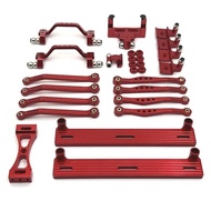 WPL C64 C64-1 Metal Chassis Link Rod Pull Rod Mount Side Pedal Shock Mount Set 1/16 RC Car Upgrade P