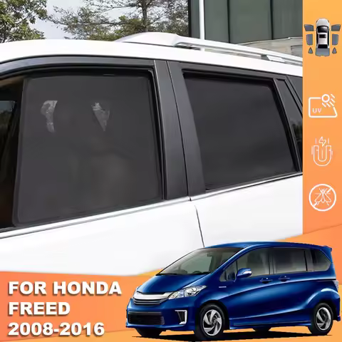 For Honda Freed GB3 GB4 2008-2016 Magnetic Car Sunshade Shield Front Windshield Curtain Rear Side Ba