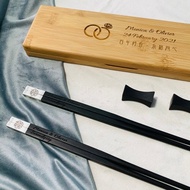 訂造客製化個人化刻字筷子 結婚禮物 生日商務退休公司周年入伙