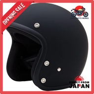 NEORIDERS FX3 Jet Helmet - Matte Black - XXL Size (63-64cm) - SG/PSC - Eyewear-Compatible with Slits