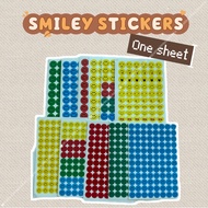 one sheet Smiley Sticker