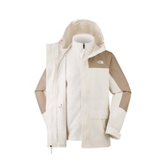 THE NORTH FACE Women's Elements Fleece Triclimate Jacket AP - White Dune x Brown