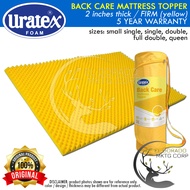 Uratex Back Care Mattress Topper Egg Crate Mattress FIRM (yellow) 2 inches thick 100% ORIGINAL 30x75