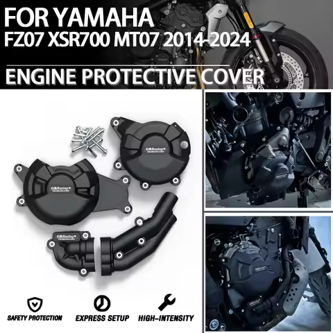 For Yamaha 2014-2024 FZ07 XSR700 MT07 GB Racing motorcycle modification engine hood protective cover