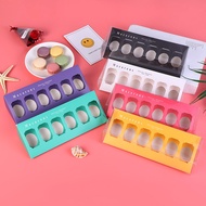 6Pcs Macaron Packaging Box/Drawer Type Transparent Macaron Box/diy Macaron Holder to Transparent Win