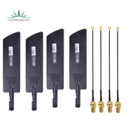 MHF4 U. FL 5G 4G LTE Antenna 4 Pieces 600-6000MHz SMA Male Pigtail for RM530N- RM520N-EU RM500Q-AE R