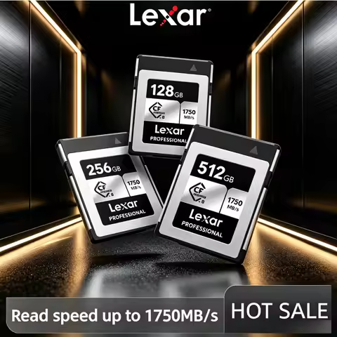 Lexar for RAW 4K Video Digital SLR Camera CFexpress Type B Silver Card 128GB 256GB 512GB CF Express 