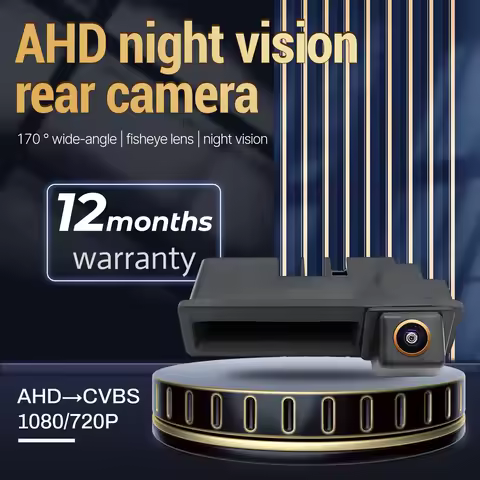 Trunk Handle Camera For Audi A1 A3 A4 A6 A6L S5 Q5 Q7 2008-2012 170 Degree Fish Eye Lens CCD AHD 108