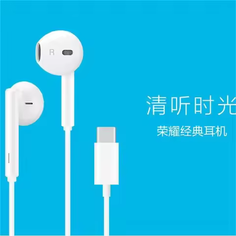 Honor Headphone Usb Type C Earphone For Honor 400 300 200 100 Pro Magic 8 7 6 5 Pro Lite V2 VS3 Nois
