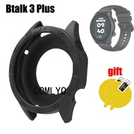 For Zeblaze Btalk 3 Plus Smart watch Case Screen protector Protective Bumper Silicone Half Cover she