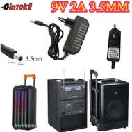 ORIGINAL Portable Speaker Charger Adapter Meting Advance 9V 2A/Portable Speaker Adapter DC 9V 2A 3.5