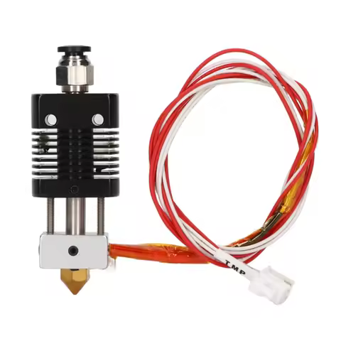 3D Printer Extruder Hotend DC24V 40W Heating Tube 0.4mm Brass Nozzle Heating Aluminum Block Printer 