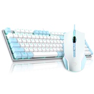 Dahlyou EK815 Wrangler Mechanical Keyboard Mouse Set Wired Gaming Game Laptop Computer Keyboard Mous